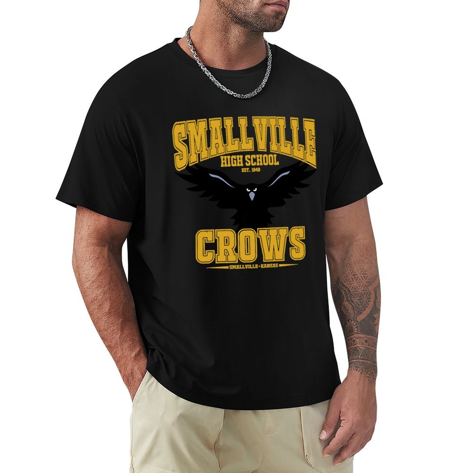 Home Gym China - تي شيرت Smallville Home of the