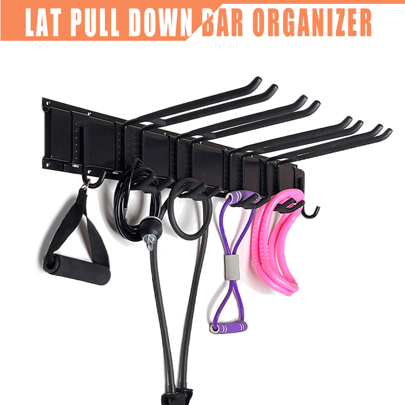 Home Gym Rack With Cables - رف تخزين ملحقات الصالة الرياضية المثبت