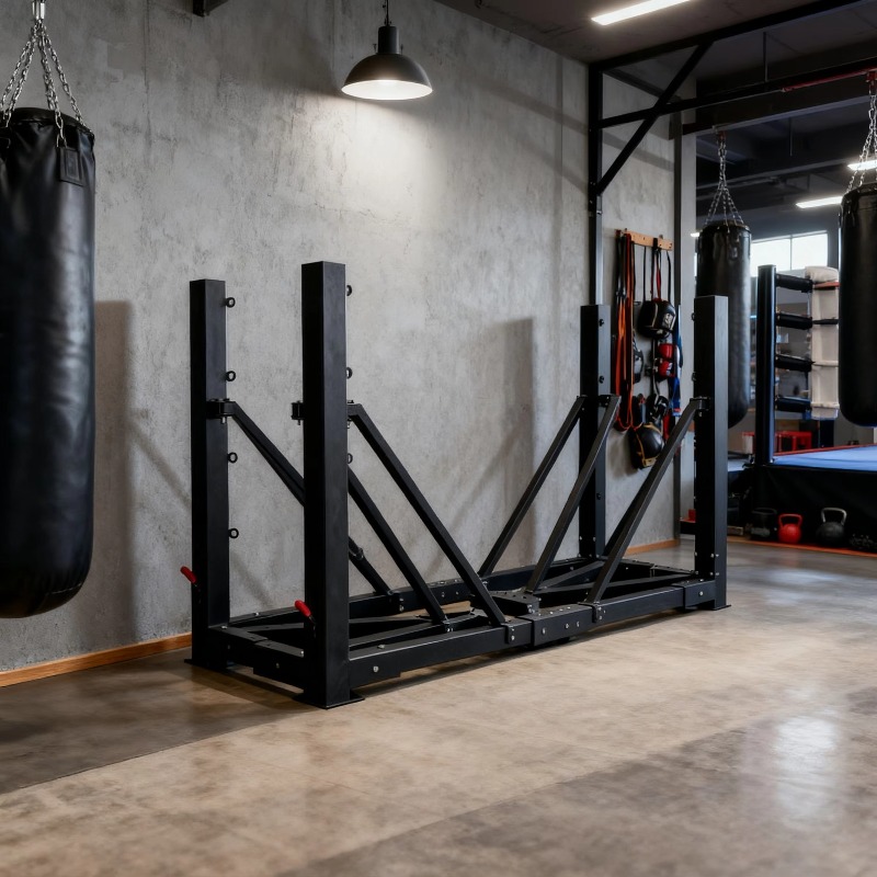 Home Gym Equipment Set - مجموعة حلبة ملاكمة قابلة للطي صغيرة