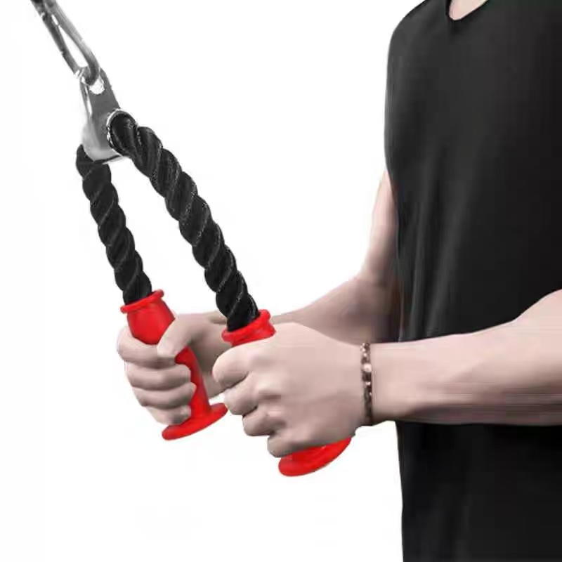 Home Gym Equipment Set - حبل تمارين الترايسيبس المريح وغير القابل