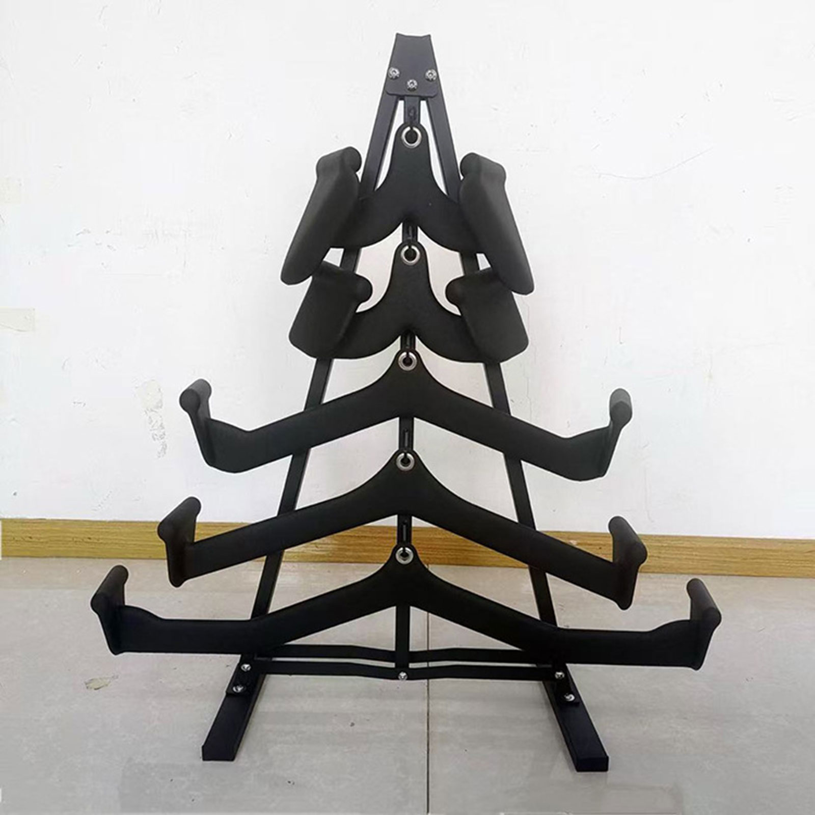 Home Gym Rack With Cables - منظم قضبان السحب العلوي مع خطافات،