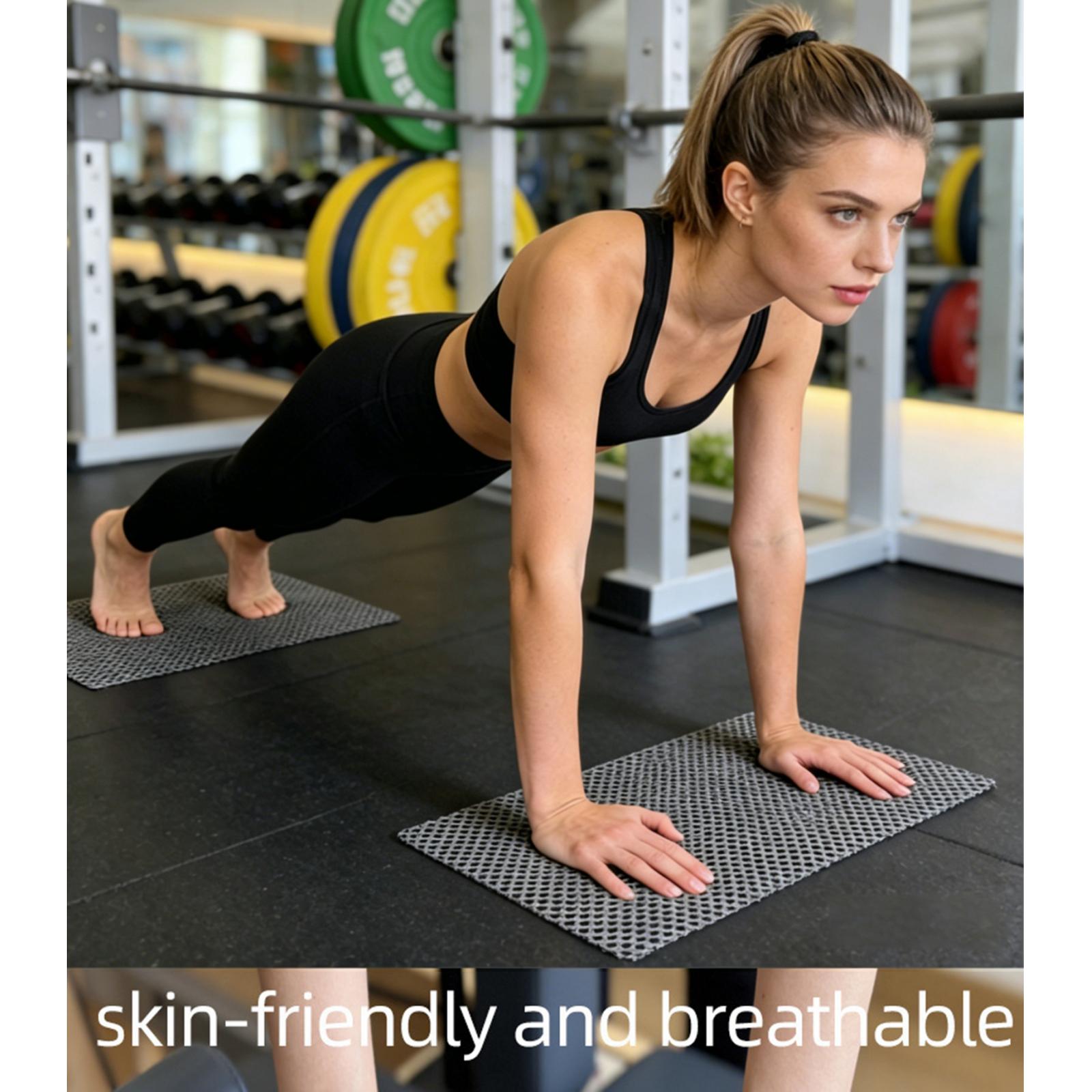 Home Gym Equipment Set - قطعتان/مجموعة من سجادة البيلاتس غير القابلة