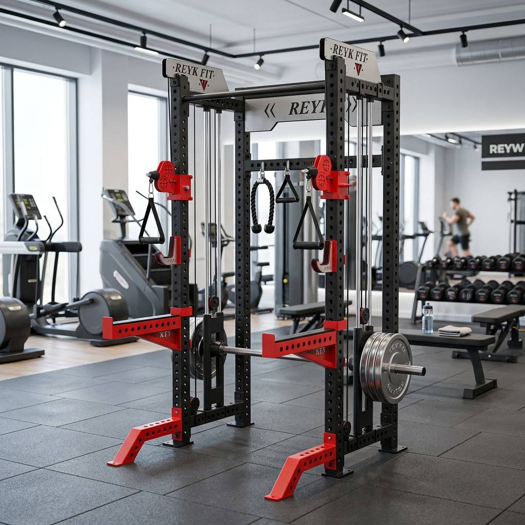 جهاز تدريب وظيفي احترافي قابل  - مراجعة Home Gym Rack With Cables وسعره