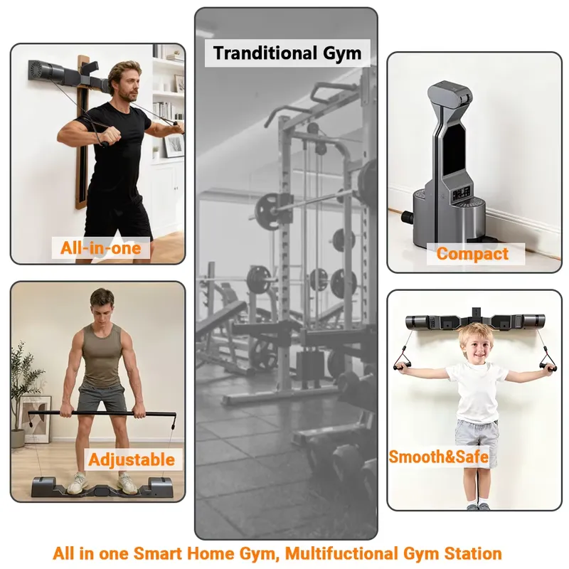 معدات رياضية متعددة الوظائف، ج - مراجعة Home Gym Rack With Cables وسعره