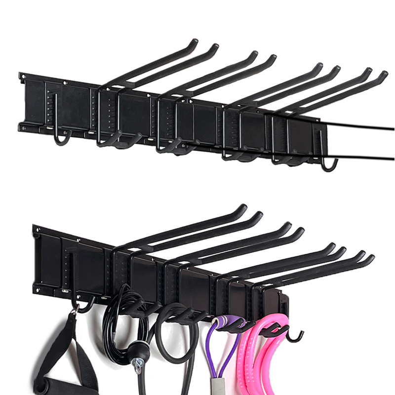 رف تخزين ملحقات الصالة الرياضي - مراجعة Home Gym Rack With Cables وسعره