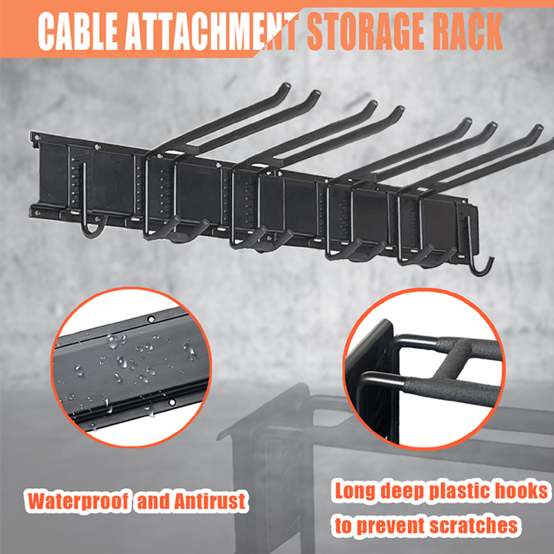 رف تخزين ملحقات الصالة الرياضي - مراجعة Home Gym Rack With Cables وسعره