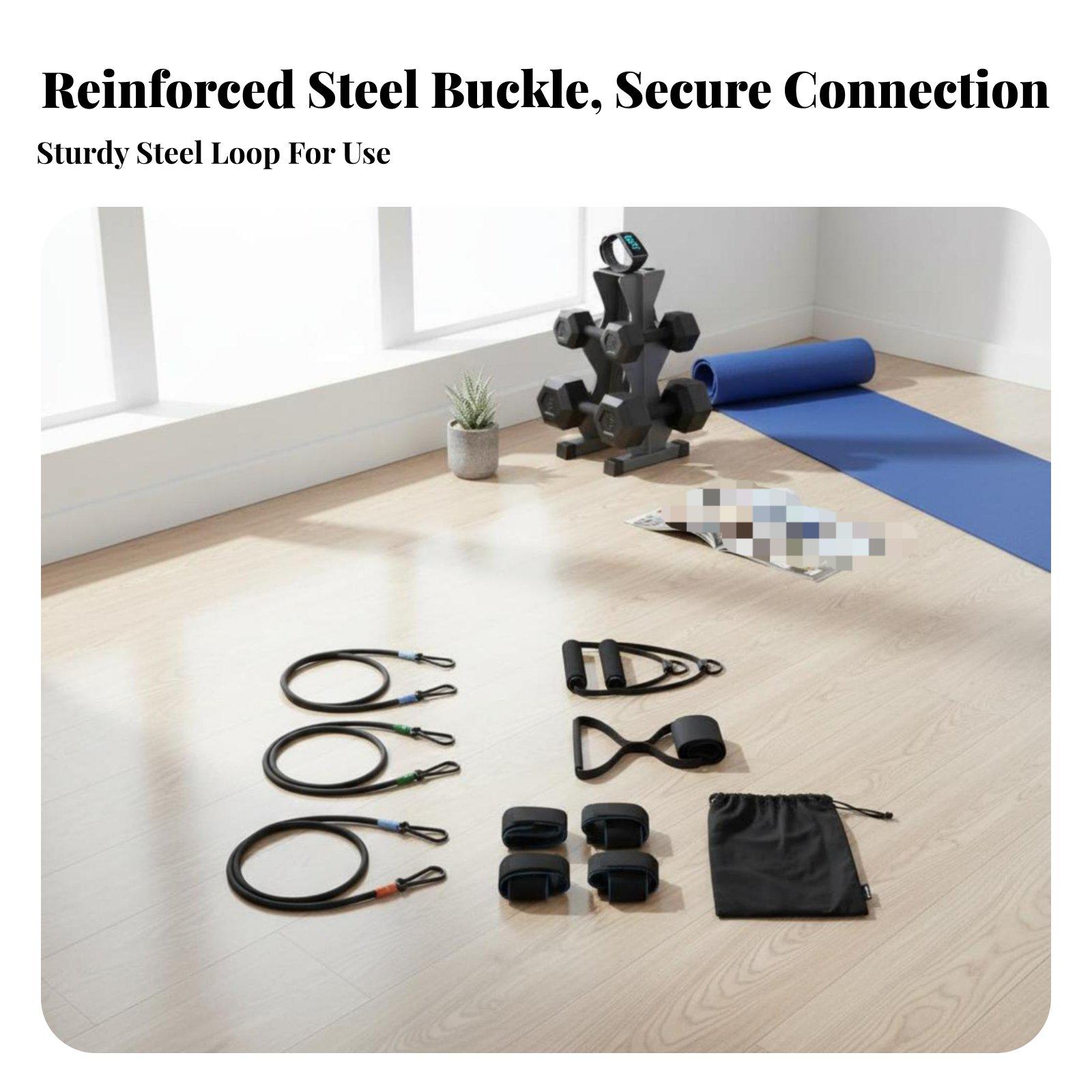 مجموعة أربطة مقاومة متعددة الا - مراجعة Home Gym Equipment Set وسعره