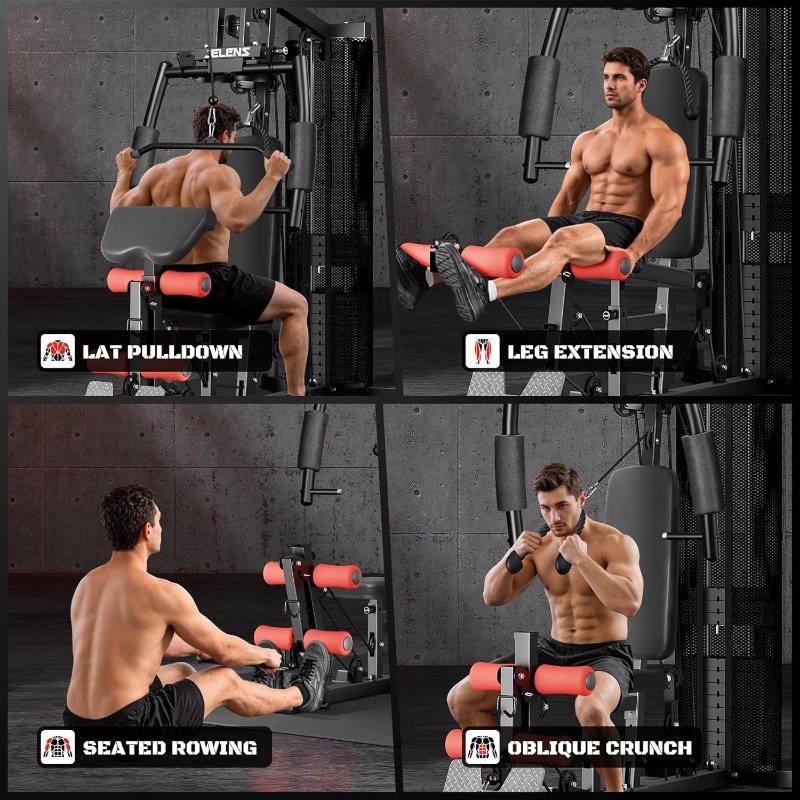 جهاز جيلينز الرياضي المنزلي، م - مراجعة Home Gym Multifunctional وسعره