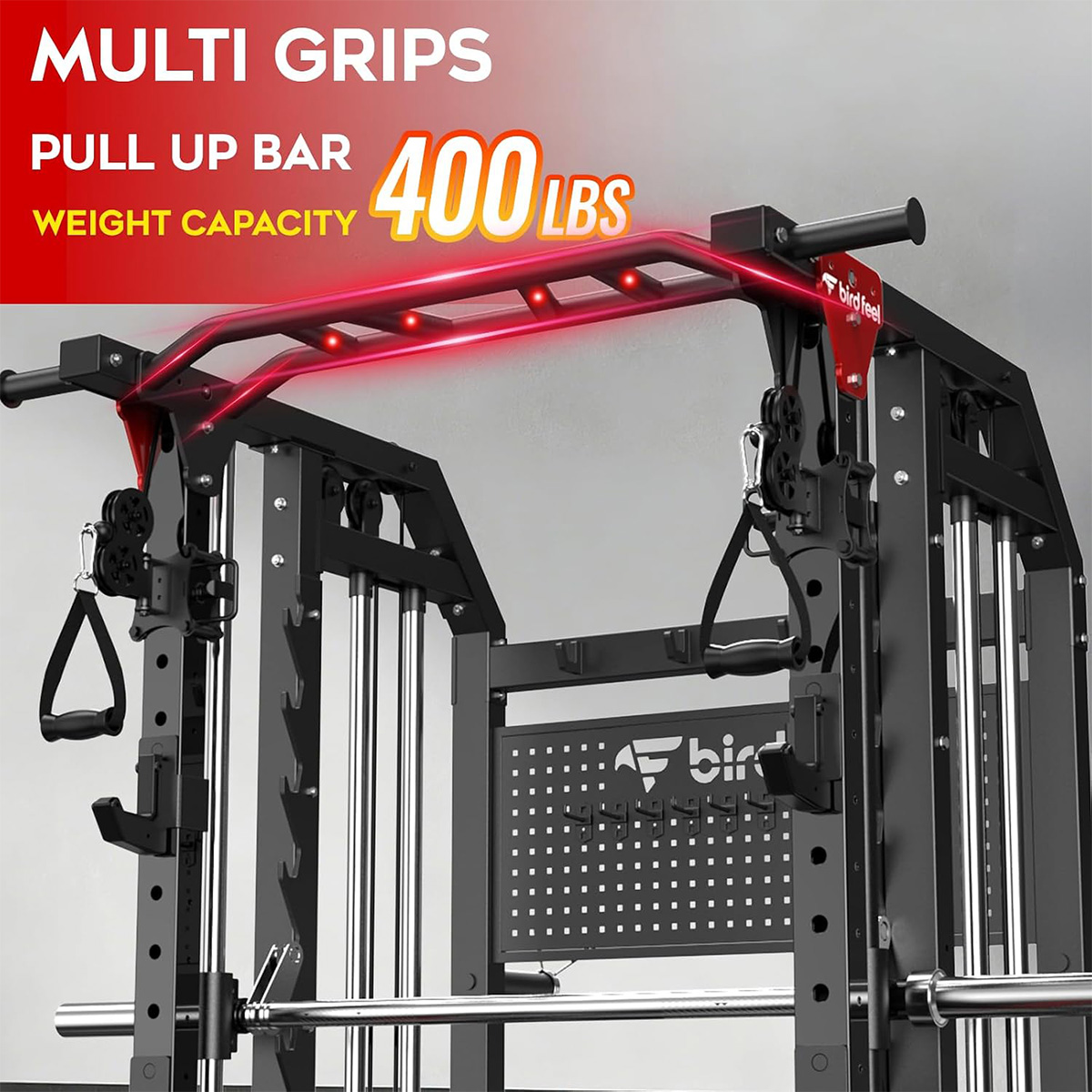 بووبو باور كيج متعدد الوظائف ب - مراجعة Home Gym Rack With Cables وسعره