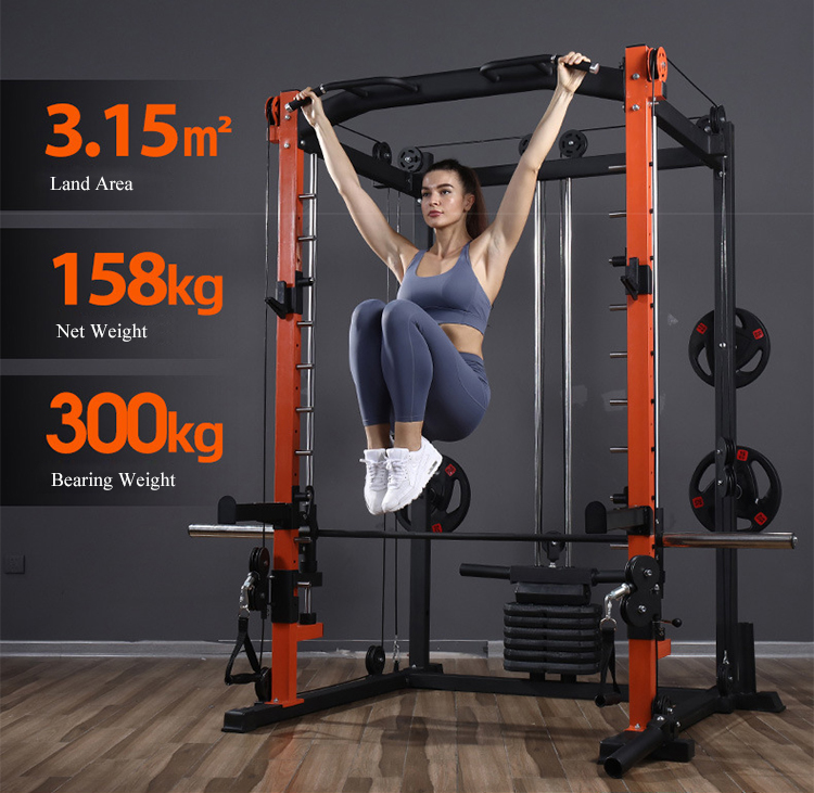 معدات رياضية منزلية متعددة الو - مراجعة Home Gym Rack With Cables وسعره