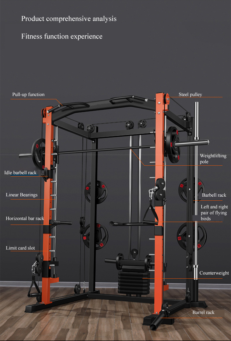 معدات رياضية منزلية متعددة الو - مراجعة Home Gym Rack With Cables وسعره