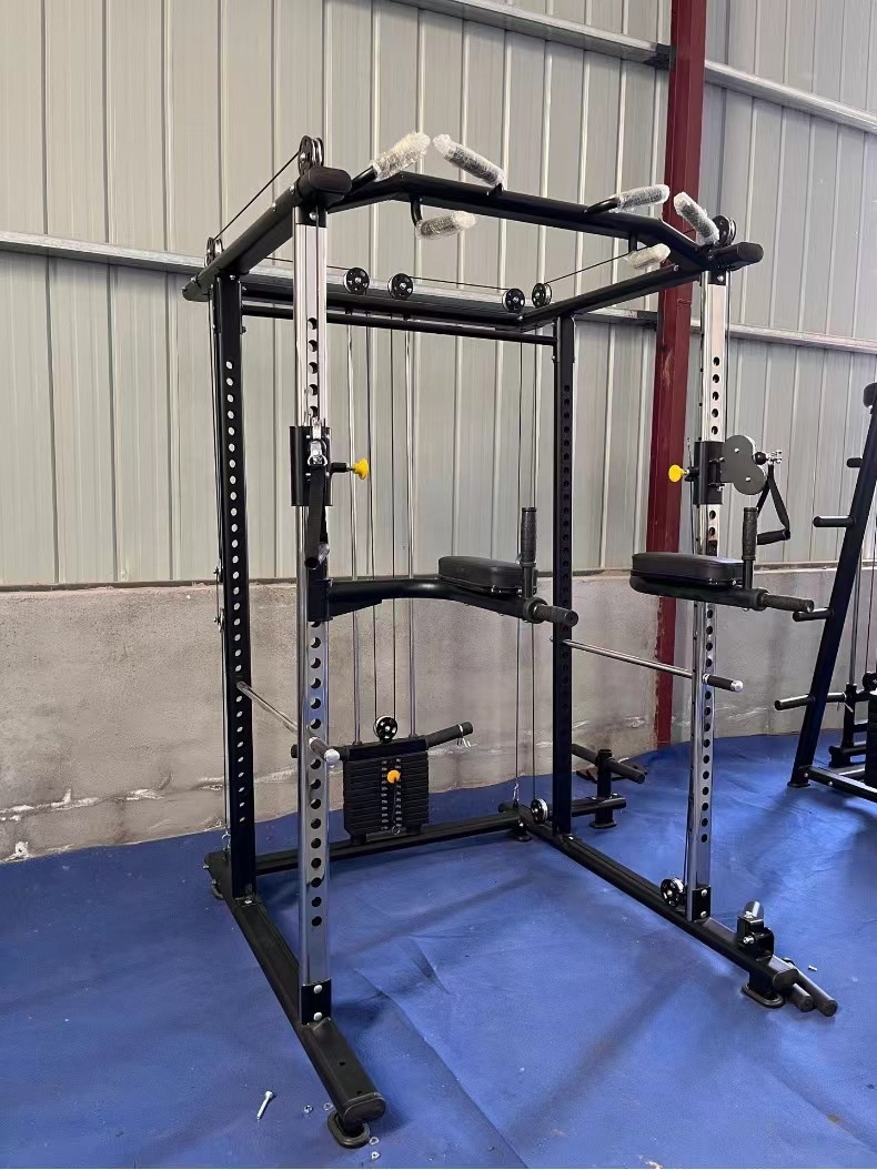 معدات رياضية منزلية متعددة الو - مراجعة Home Gym Rack With Cables وسعره