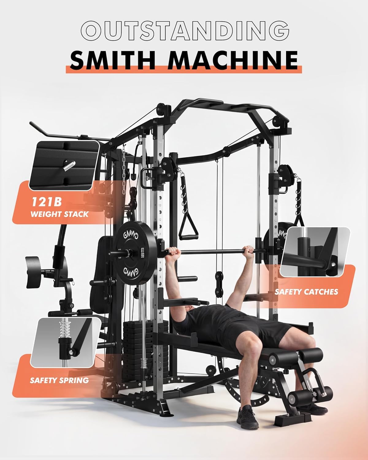 جهاز سميث مزدوج المحطات، قفص ت - مراجعة Home Gym Multi Station وسعره