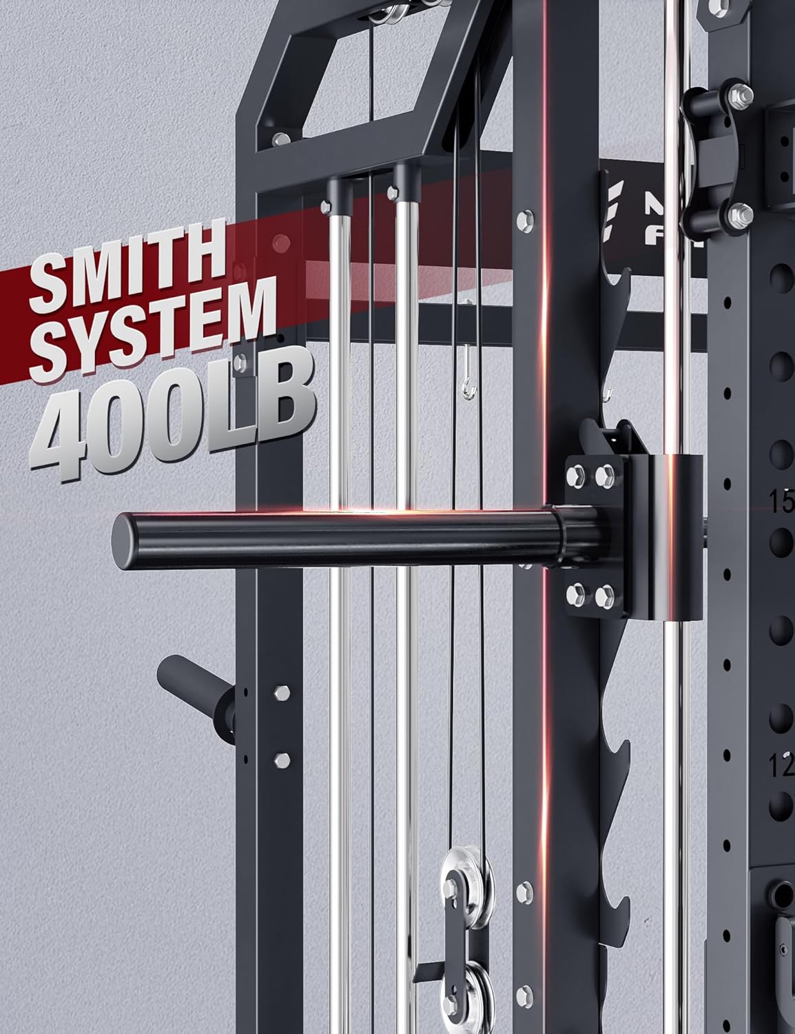 جهاز سميث للتمارين المنزلية، ر - مراجعة Home Gym Rack With Cables وسعره