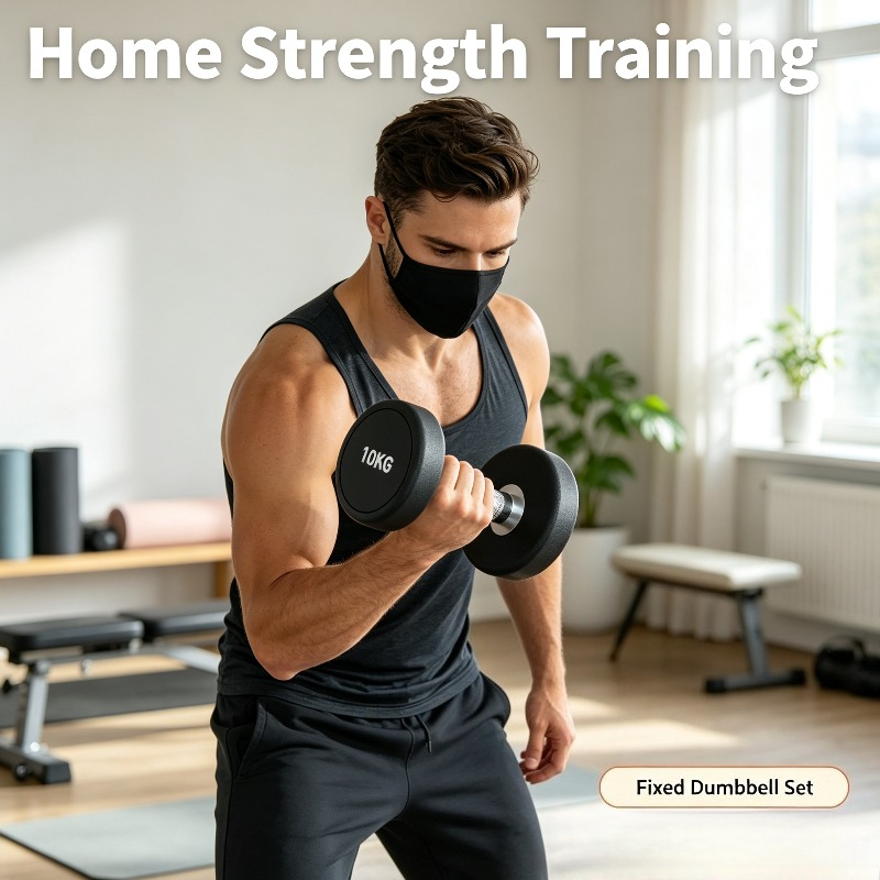 مجموعة أثقال ثابتة 5 كجم 10 كج - مراجعة Home Gym Equipment Set وسعره
