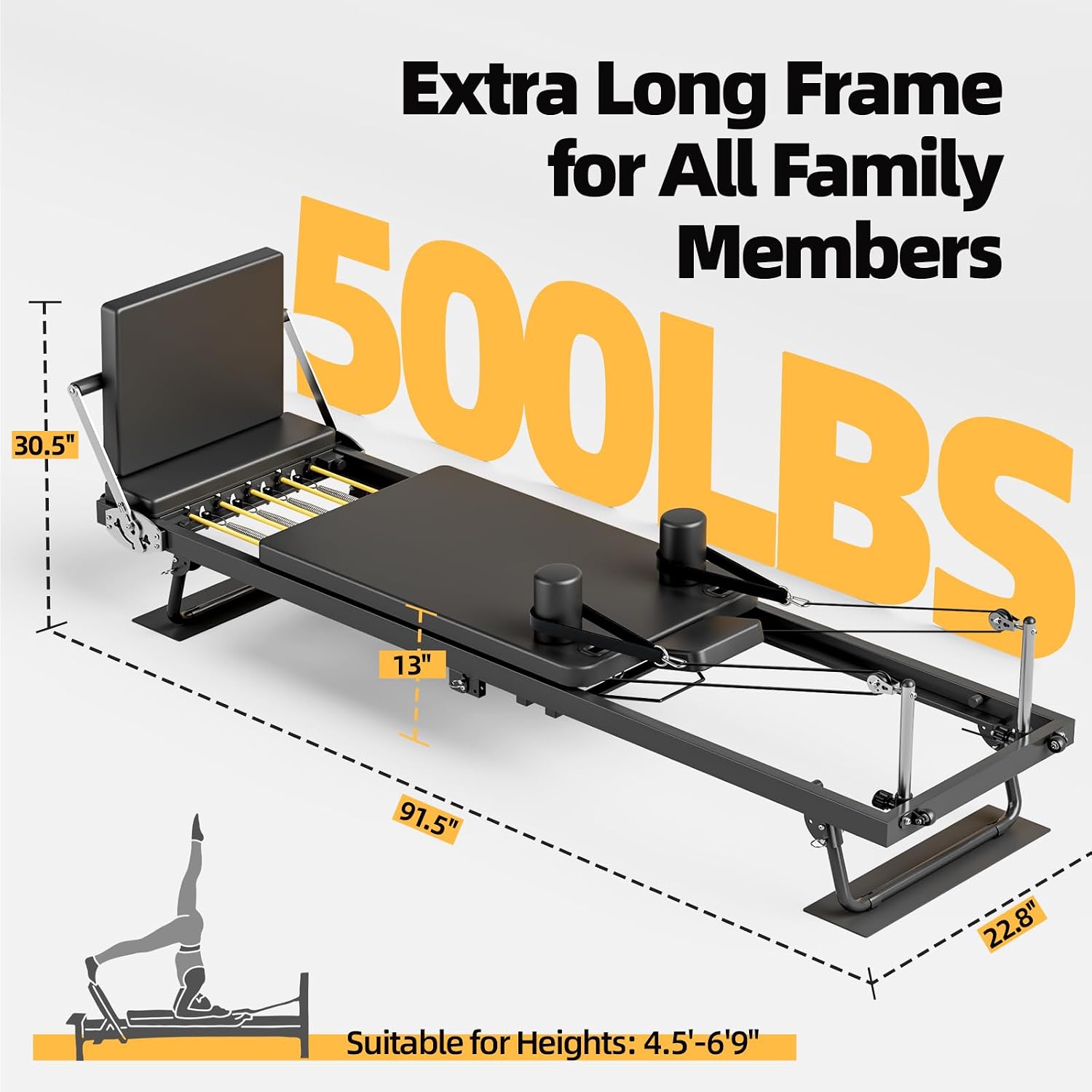 جهاز بيلاتس قابل للطي، معدات ت - مراجعة Home Gym Equipment Set وسعره