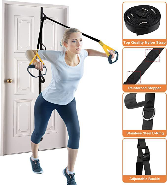 حزام تثبيت متعدد النقاط للأبوا - مراجعة Suspension Trainer Door وسعره