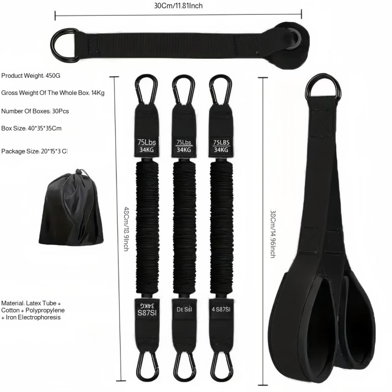 مجموعة أربطة مقاومة، حبل تماري - مراجعة Home Gym Equipment Set وسعره